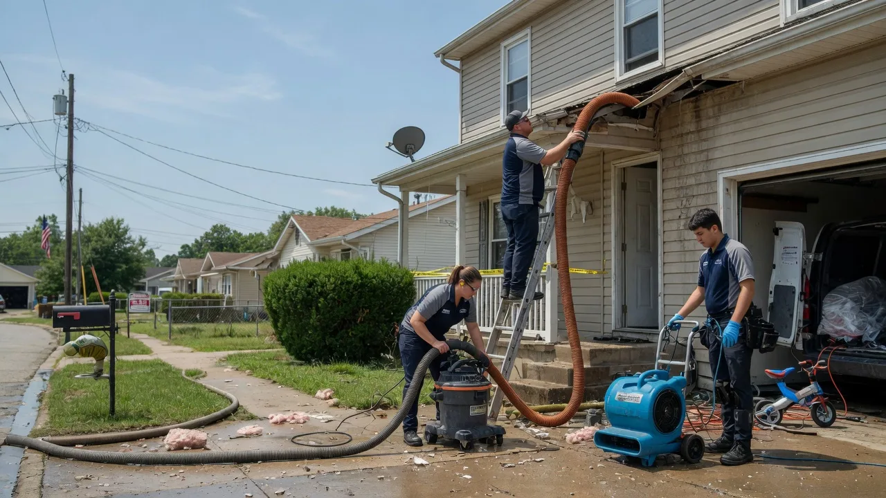 Water Damage Restoration in Elmwood, IL near me
